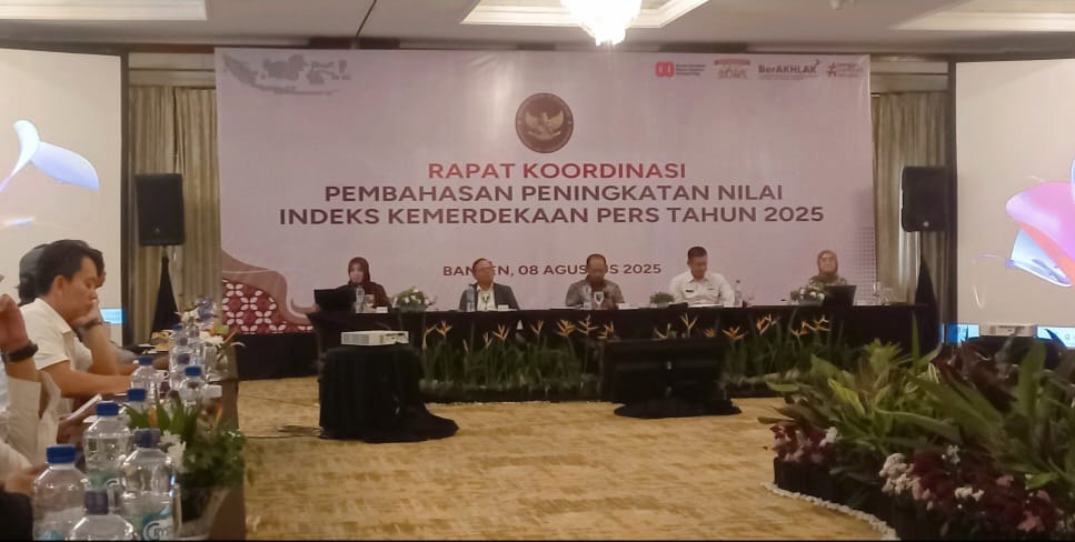 Banten Masuk 10 Besar Nasional, Indeks Kebebasan Pers 2024 Tembus 74,09