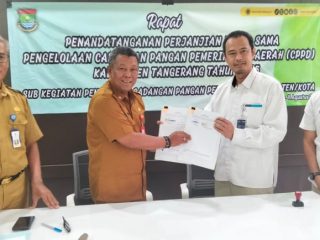 DPKP dan Bulog Teken Kerja Sama Kelola 200 Ton Beras CPPD