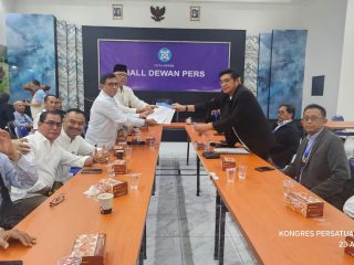 Resmi Mendaftar Jadi Calon Ketua Umum PWI, Hendry Ch Bangun Ajak Semua Anggota Bersatu