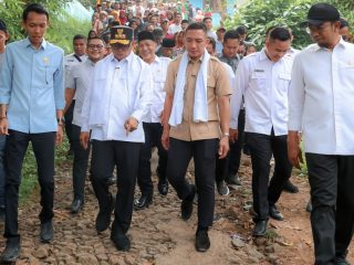 Jalan Poros Desa Karyajaya Akan Dibangun dengan Beton, Anggaran Rp6,9 Miliar Disiapkan