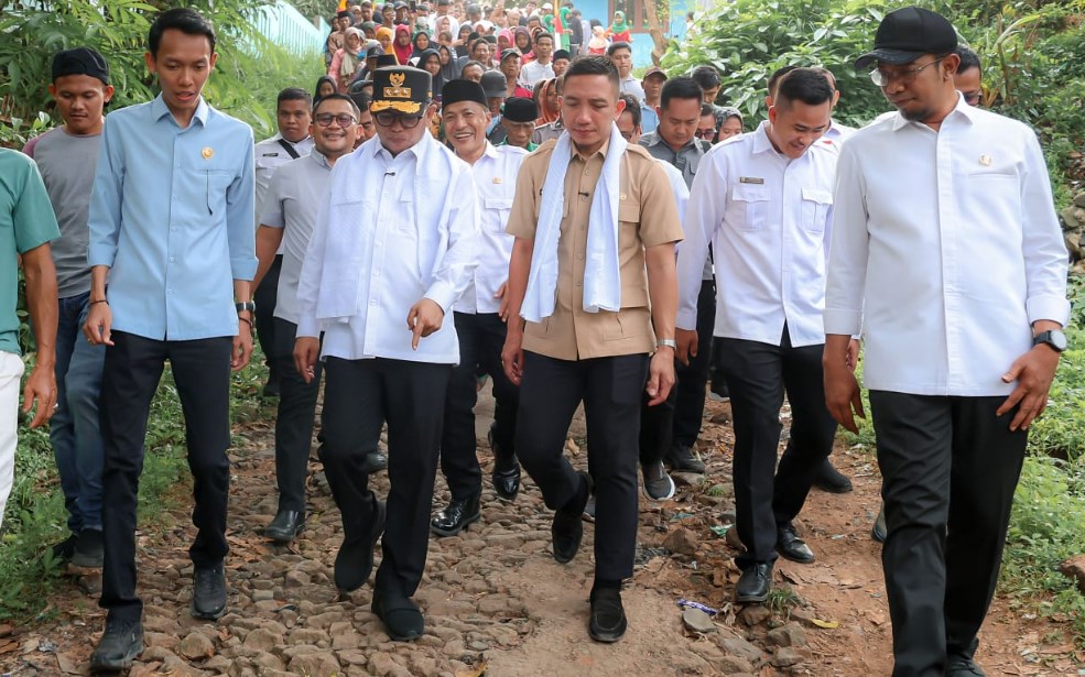 Jalan Poros Desa Karyajaya Akan Dibangun dengan Beton, Anggaran Rp6,9 Miliar Disiapkan