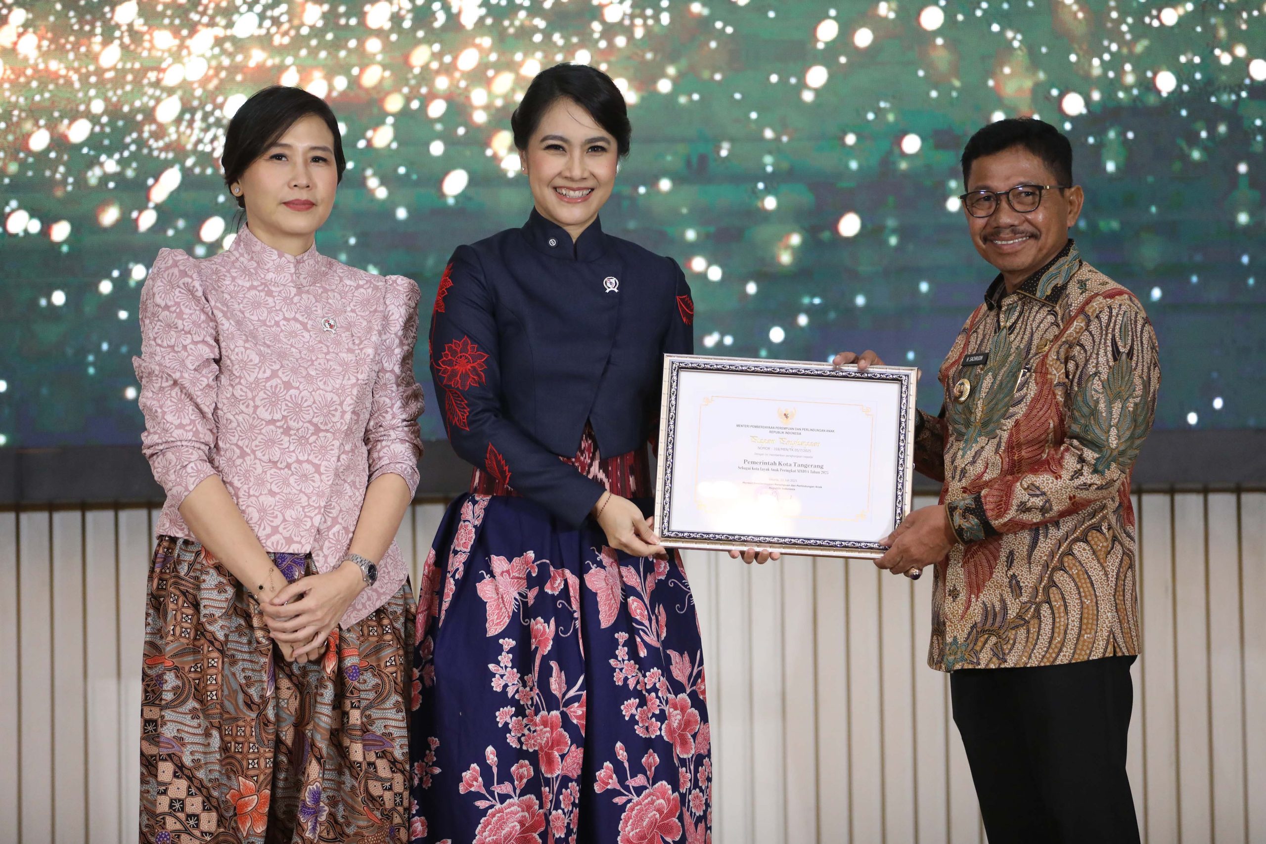 Komitmen untuk Anak, Pemkot Tangerang Raih Penghargaan Kota Layak Anak 2025 Peringkat Nindya