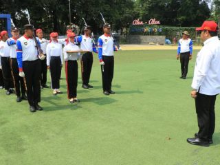 Latihan di Bawah Terik, Maryono Pantau Langsung Latihan Capaska