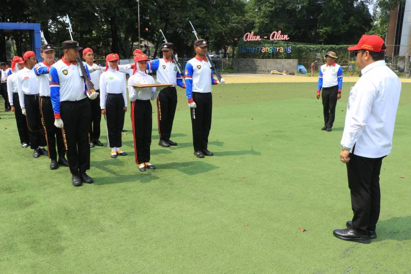 Latihan di Bawah Terik, Maryono Pantau Langsung Latihan Capaska