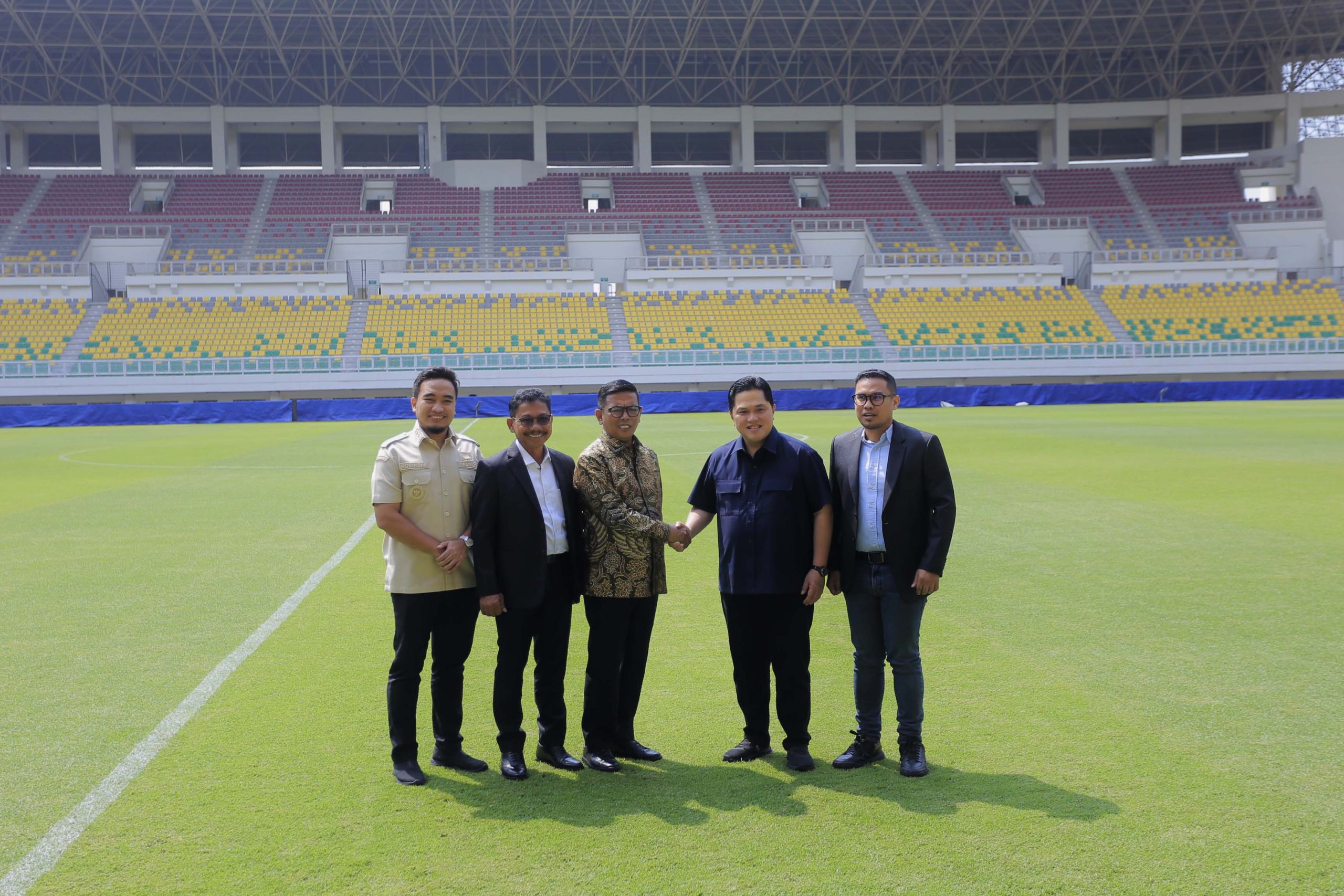 Hadiri Kunjungan Ketum PSSI, Kota Tangerang Komitmen Jadi Motor Kebangkitan Sepak Bola Nasional