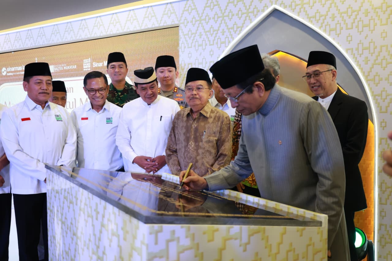 Masjid Raya Baitul Mukhtar BSD Resmi Berdiri, Jusuf Kalla dan Menag Hadiri Peresmian Masjid Megah
