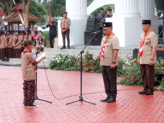 Peringati Hari Pramuka Ke-64, Gubernur Banten Ajak Generasi Muda Tumbuhkan Karakter Tangguh