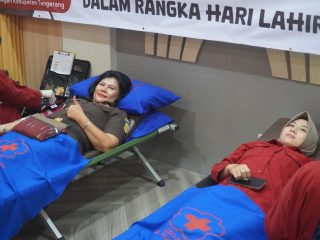 Rayakan Harlah ke-80, Kejari Kabupaten Tangerang Gelar Donor Darah
