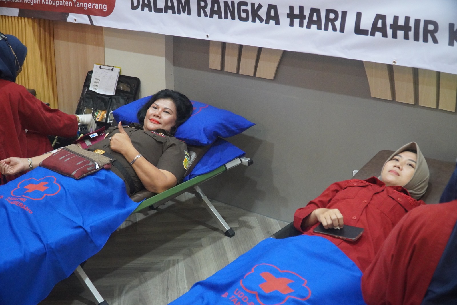 Rayakan Harlah ke-80, Kejari Kabupaten Tangerang Gelar Donor Darah