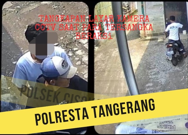 Mau Beli Jengkol, Motor Hilang, Lapor Polsek Cisoka, Gak Lama Pelaku Ketangkep