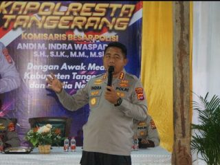 Kapolresta Ngopi Bareng Wartawan, Paparkan Program Tangerang Sigap dan Gerakan Wangsakara
