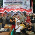 Ngariung Bareng Warga Sovil, Kapolresta Tangerang Tumbangkan Ketua RW