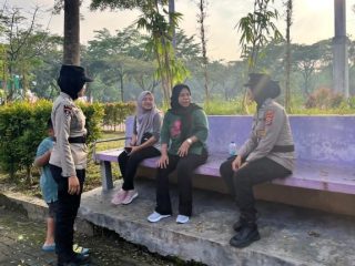 Biar Aman, CFD di Puspemkab Diamankan Polwan Polresta Tangerang