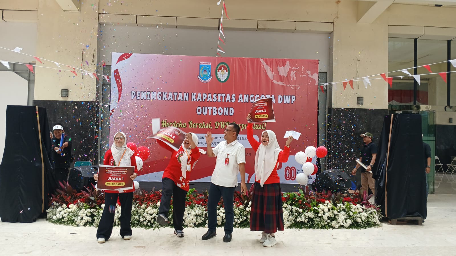 Semarak HUT ke-80 RI, DWP Tangsel Gelar Outbond Perkuat Solidaritas dan Kreativitas
