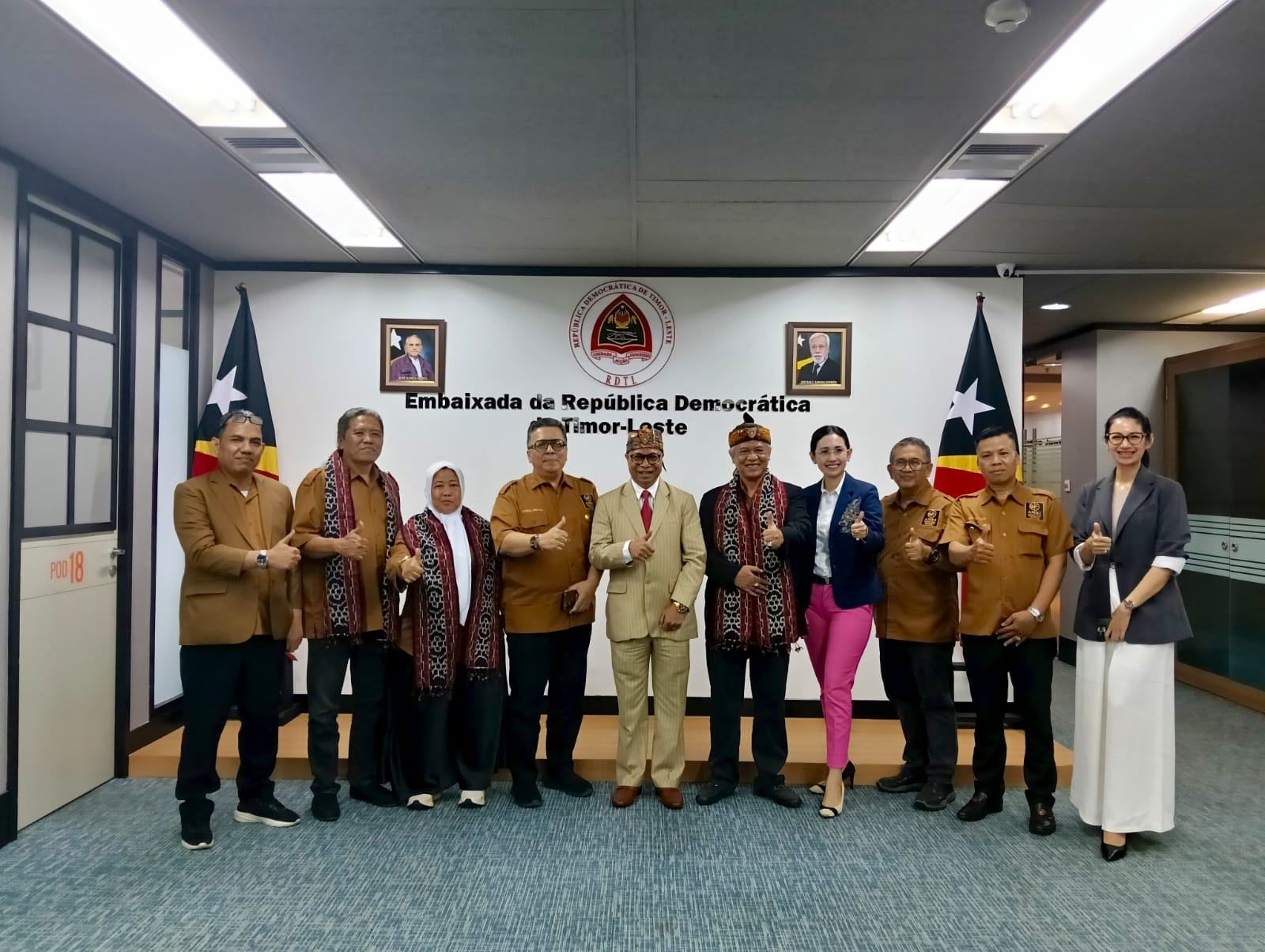 AMKI Pusat Perkuat Hubungan dengan Timor Leste, Dubes: Pintu Kami Selalu Terbuka