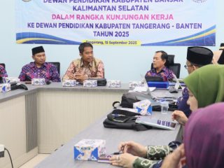 Dewan Pendidikan Banjar Sambangi Tangerang, Belajar Program Inovatif Pendidikan