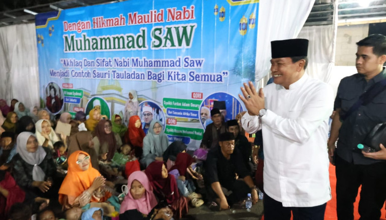 Maulid Nabi di Sindang Jaya, Maesyal Rasyid Tekankan Ukhuwah dan Kondusifitas
