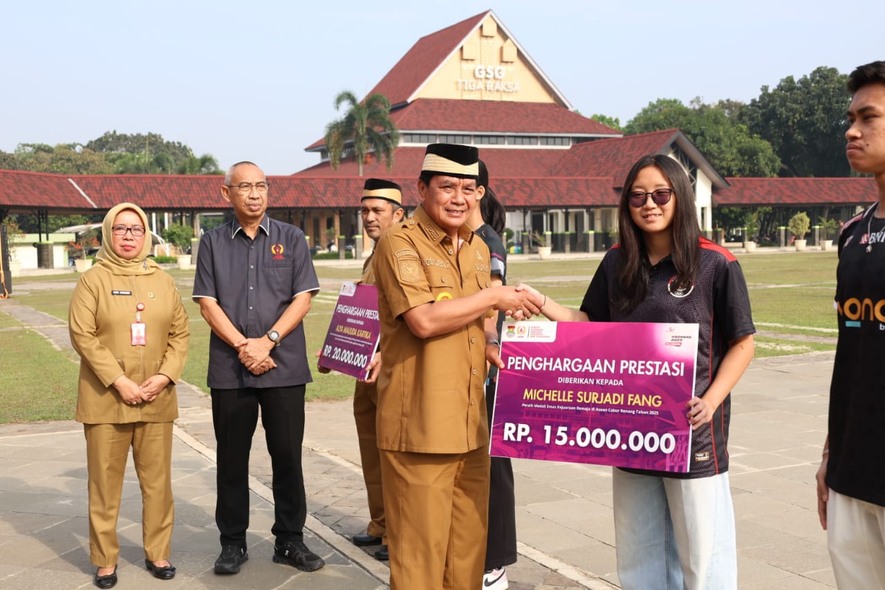 Peringati Haornas, Pemkab Tangerang Beri Penghargaan Atlet Berprestasi Dunia Peringati Haornas, Pemkab Tangerang Beri Penghargaan Atlet Berprestasi Dunia