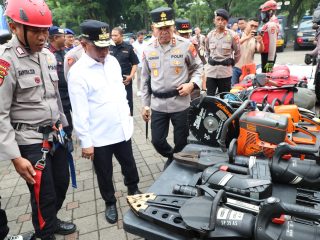 Pimpin Apel Kesiagaan Bencana, Gubernur Andra Soni Tegaskan Mitigasi Sebagai Prioritas