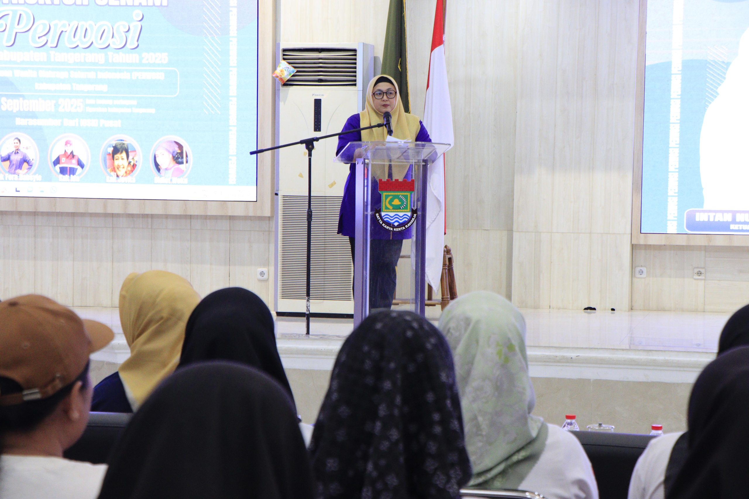 Senam Jadi Budaya Sehat, Wabup Intan Apresiasi Kiprah Perwosi