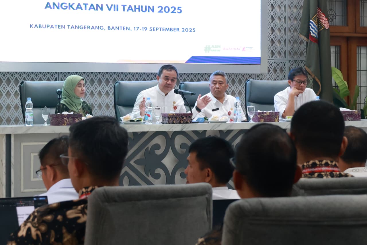 Terima Peserta PKA LAN Angkatan VII, Sekda Tangerang Bahas Strategi Tekan Kemiskinan