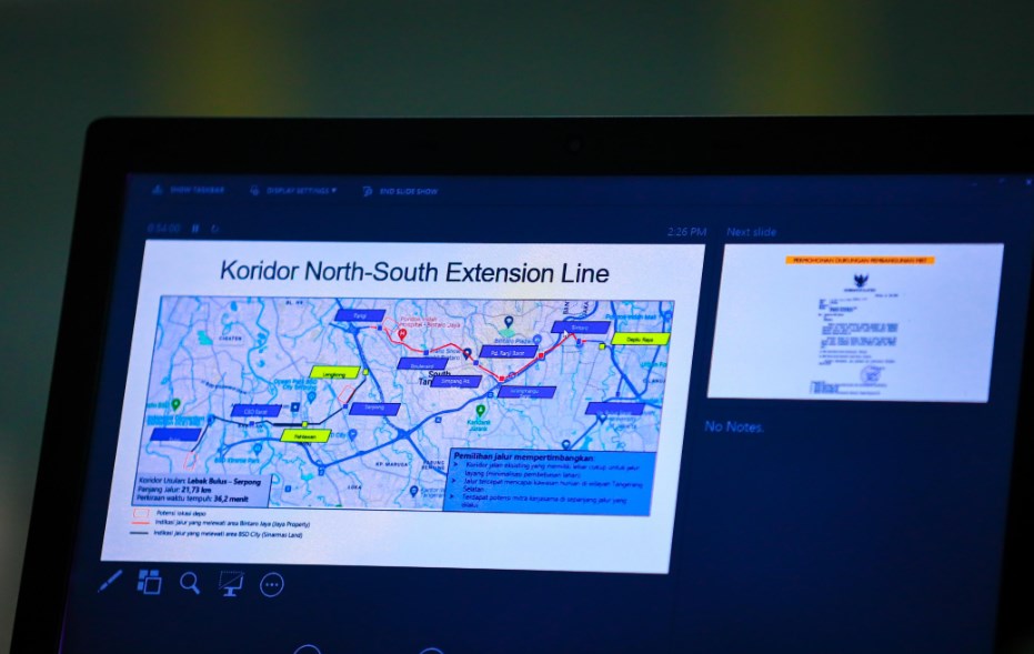 Trase MRT Lebak Bulus–Serpong Dimatangkan, Tangsel Siapkan Transportasi Penunjang