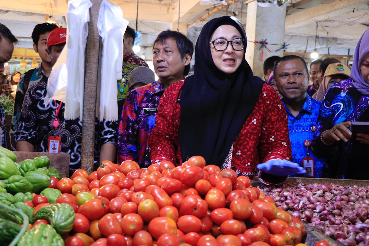 Jelang Ramadan, Pemkab Tangerang Pantau Harga dan Keamanan Sembako di Pasar Gudang