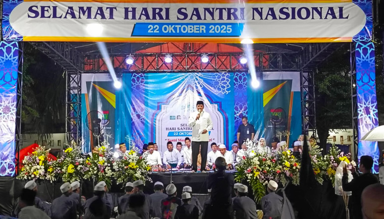 Bupati Tangerang Maesyal Rasyid Gemakan Semangat Santri pada Peringatan Hari Santri di Kosambi Timur
