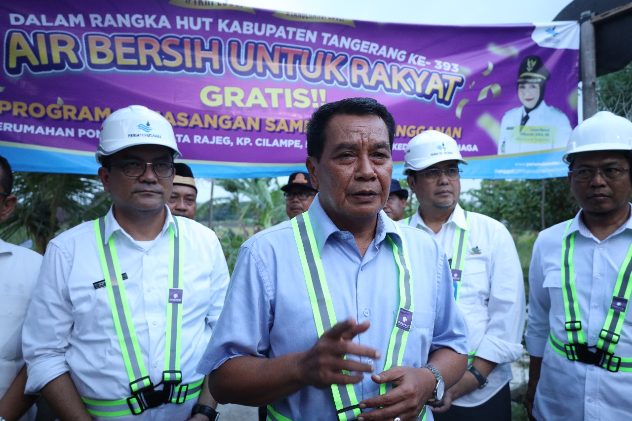 Semarakkan HUT ke-393 Kabupaten Tangerang, PERUMDAM TKR Gratiskan Sambungan Air Bersih bagi Warga Rajeg