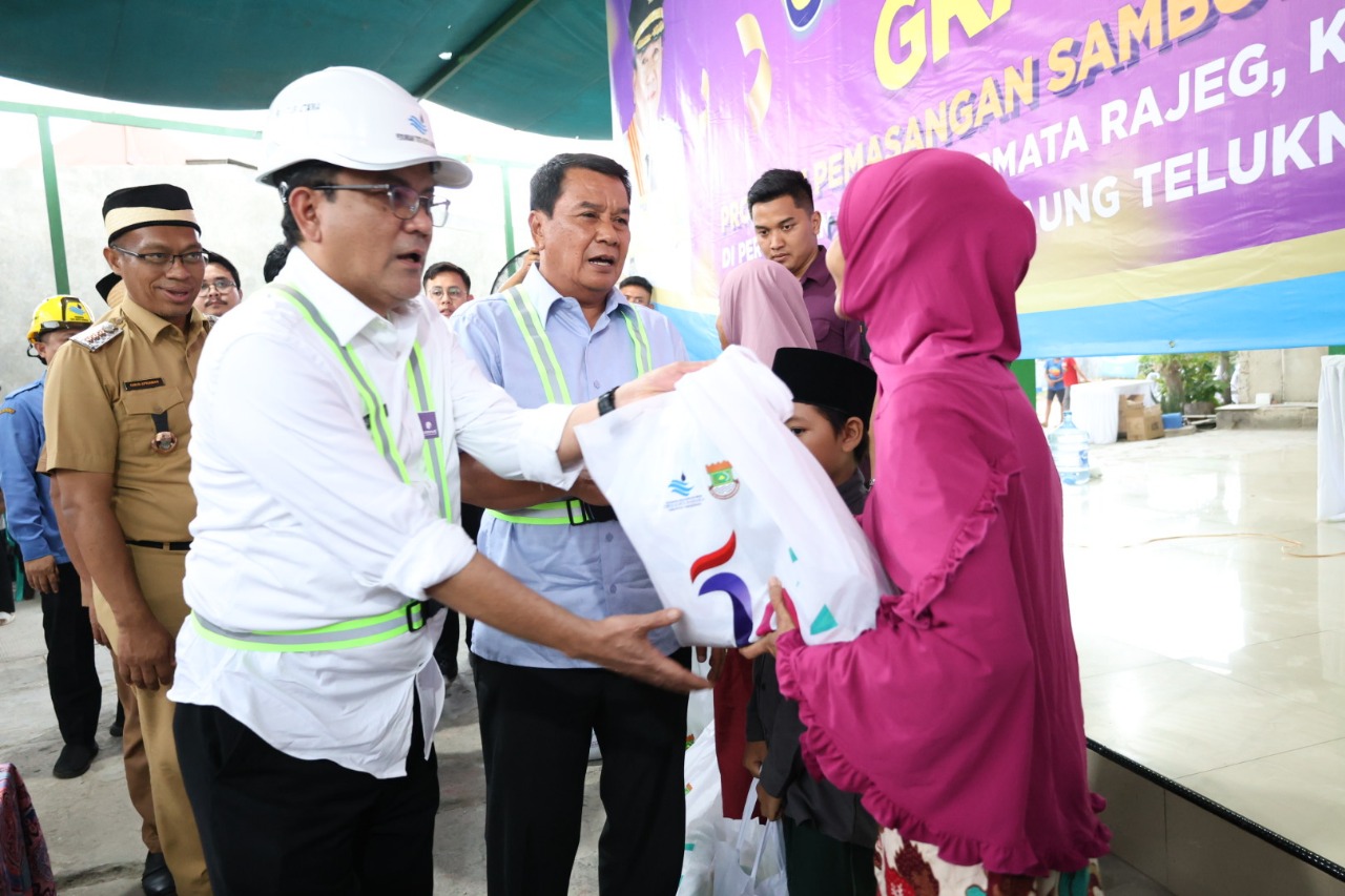 Semarakkan HUT ke-393 Kabupaten Tangerang, PERUMDAM TKR Gratiskan Sambungan Air Bersih bagi Warga Rajeg