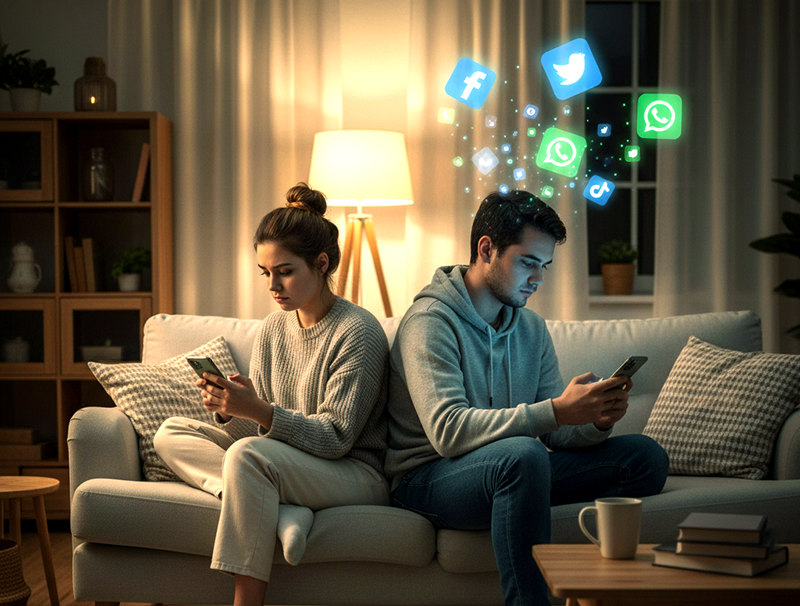 10 Dampak Buruk Medsos bagi Hubungan dengan Pasangan, Plus 10 Tips Mengatasinya