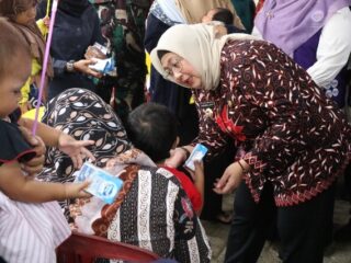 Cegah Tengkes dan Tingkatkan KIA, Wabup Tangerang Tinjau Posyandu di Jambe
