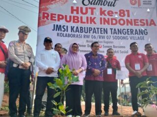 Dari Baksos Hingga Penanam Pohon, JMSI Kabupaten Sambut Hari Kemerdekaan Bareng Warga Sovil Tigaraksa