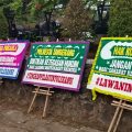 Dukung Penegakkan Hukum Kasus Rajeg, Polresta Tangerang Dikirimi Puluhan Karangan Bunga