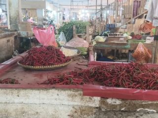 Harga Cabai Meroket, Pedagang Pasar Gudang Ngeluh Omzet Menurun
