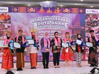 Anugerah Duta Anak 2026 Dikukuhkan, Pemkab Tangerang Dorong Anak Berani Bersuara
