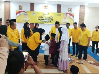 HUT ke-62, Golkar Kabupaten Tangerang Berbagi Kebahagiaan Bersama Anak Yatim